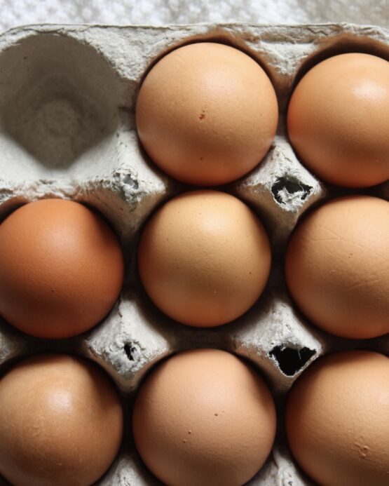 large fresh eggs